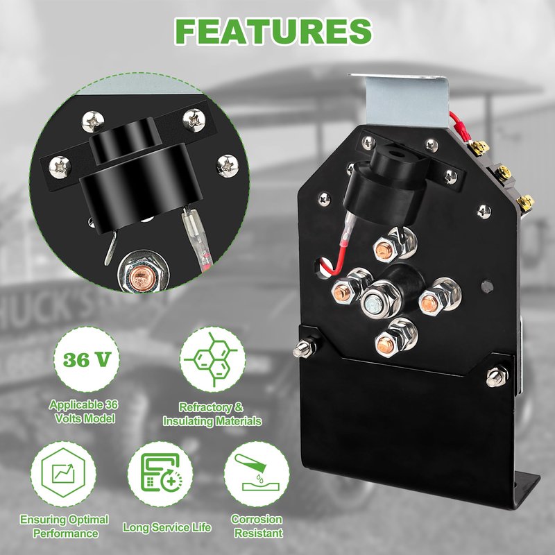 10L0L Golf Cart Forward Reverse Switch Assembly for Electric EZGO TXT 1994-up, Replaces OEM Part 73036G01, 70578G01, 70578G02