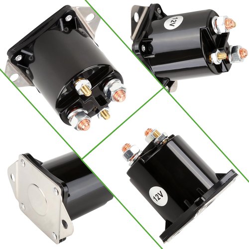 10L0L Golf Cart Solenoid for 12V Club Car DS Precedent Carryall 1984-up Gas OEM 1013609 1012275, Golf Cart Replacement Club Car Parts Continuous Duty Solenoid 12volt