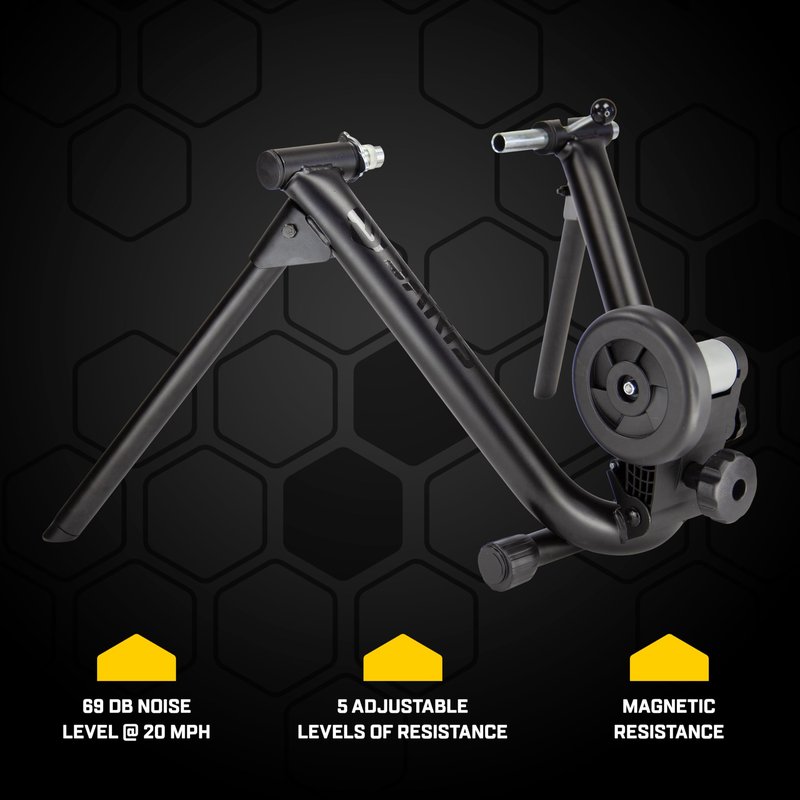 Saris Magnetic Indoor Bike Trainer, Magnetic Resistance, Compatible with Zwift App