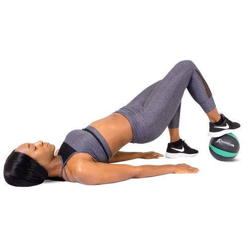 ProsourceFit Weighted Medicine Ball for Full Body Workouts, 8 lb.