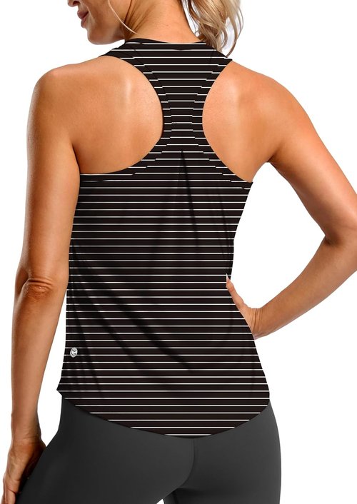 G Gradual Women's Racerback Workout Tank Top - Loose Fit Athletic Yoga Shirt for Running & Gym