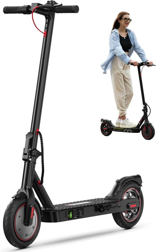 iScooter Electric Scooter - Long Range 18 Miles | Top Speed 22 MPH | Ideal for Commuting & Teens