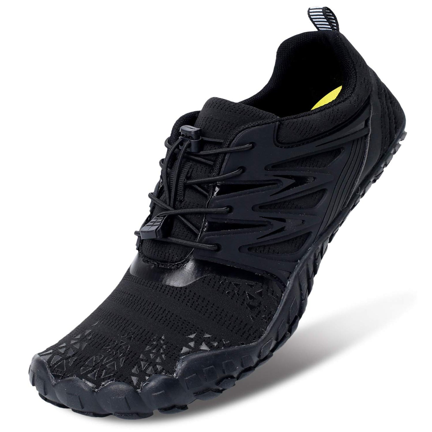 Mens Water Shoes Breathable Barefoot Athletic Aqua Shoes for Beach Swim Pool Diving Hiking Water Sports 12.5 Women/10.5 Men