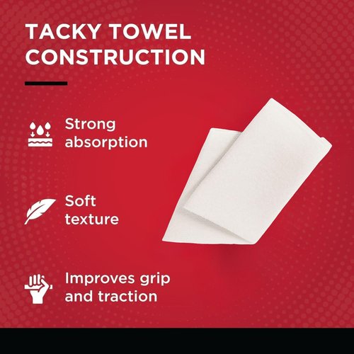 Gamma Tacky Towel for Tennis, Pickleball, Padel – Grip Enhancer for Sweaty Hands – Improves Paddle & Racquet Control – Long-Lasting Anti-Slip Formula – Pocket-Sized Grip Aid for Players