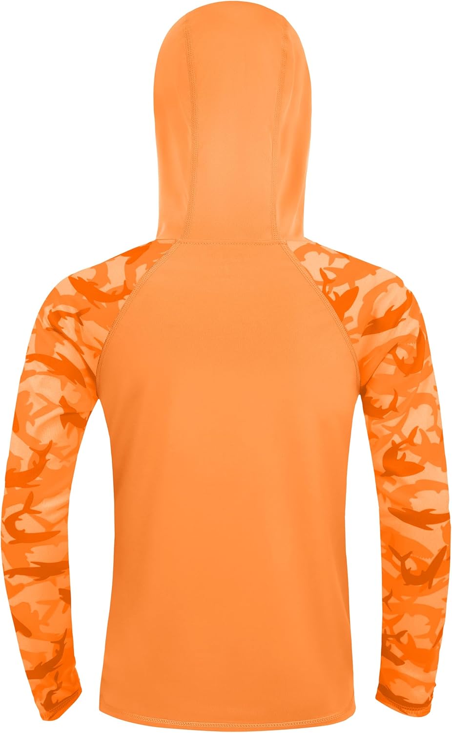 Skiennix Boys Rash Guard Swim Hoodie - UPF 50+ UV Protection Long Sleeve Fishing Shirt | Kids SPF Waterwear