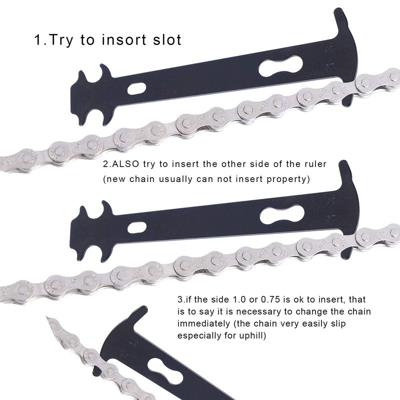 Aunocy Bike Chain Removal Tool – Bicycle Chain Repair Kit – Bike Link Plier, Chain Breaker Splitter Tool, Links – Easy to Use – Quick Fix – Premium Tool Kit for Cyclists (w/Checker)