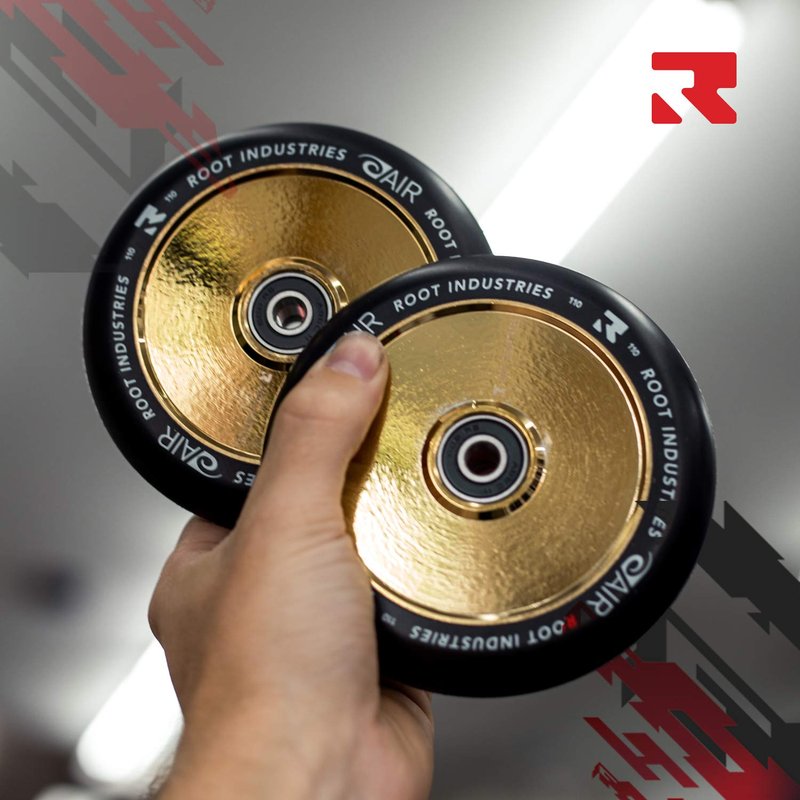 AIR Wheels 110mm - Black/Gold
