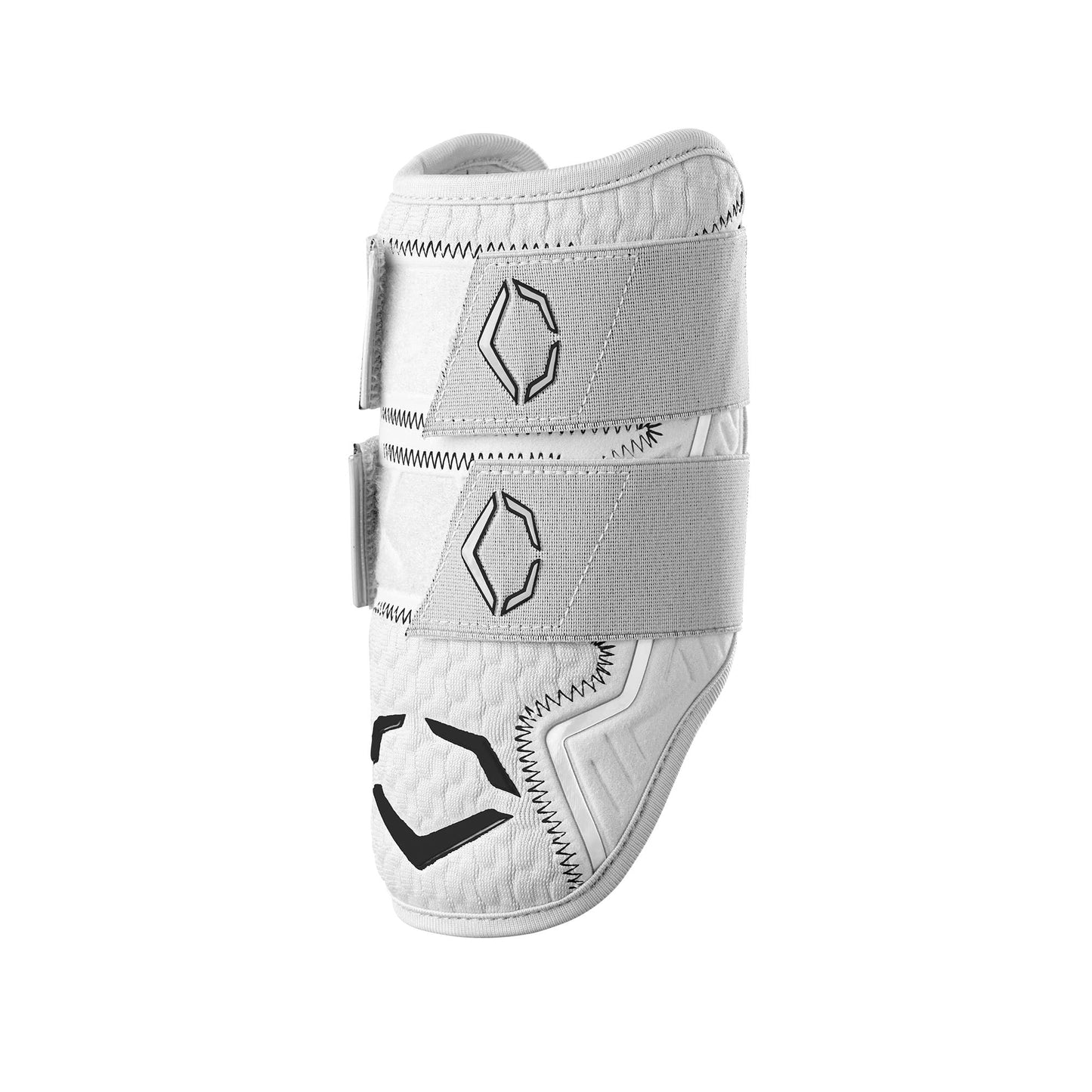 EvoShield Pro-SRZ 2.0 Batter's Double Strap Elbow Guard - White, Size Large