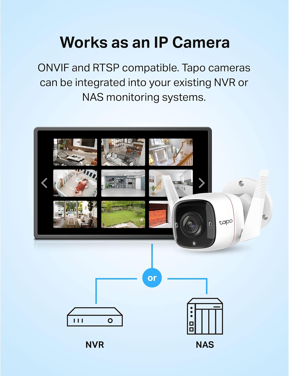 TP-Link Tapo 2K QHD Outdoor Security Camera with Color Night Vision & AI Detection
