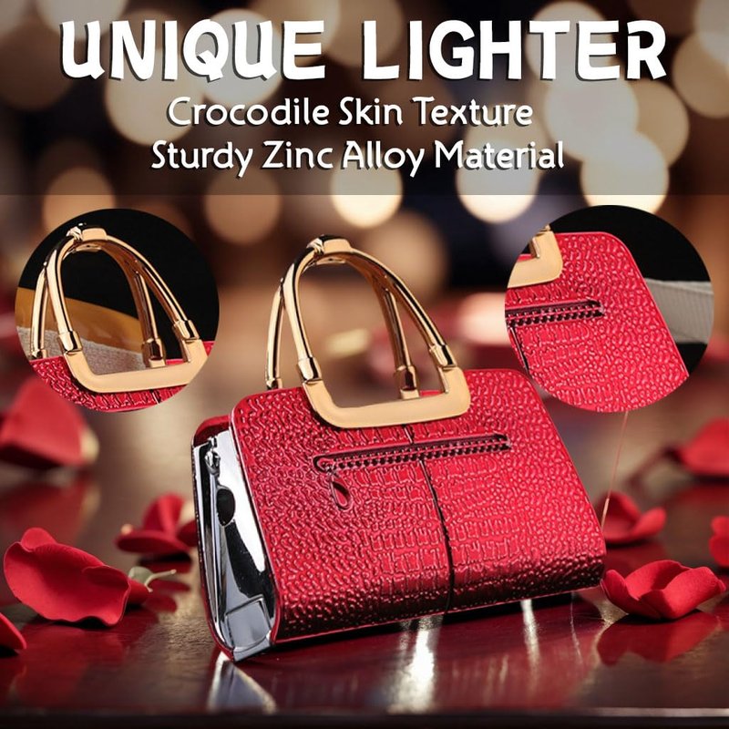 VISODBTA Cute Pretty Lighter Butane, Soft Flame Lighters Fashion Nice Lighter, Unique for Women Candles Gift Camping BBQ (No Butane Fule) (05#)