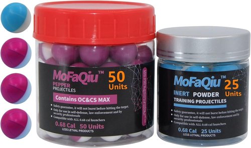 **OCandCS MAX 68 Cal Pepper Balls - Fracture Groove Design for Enhanced Performance | Ultrafine Powder**