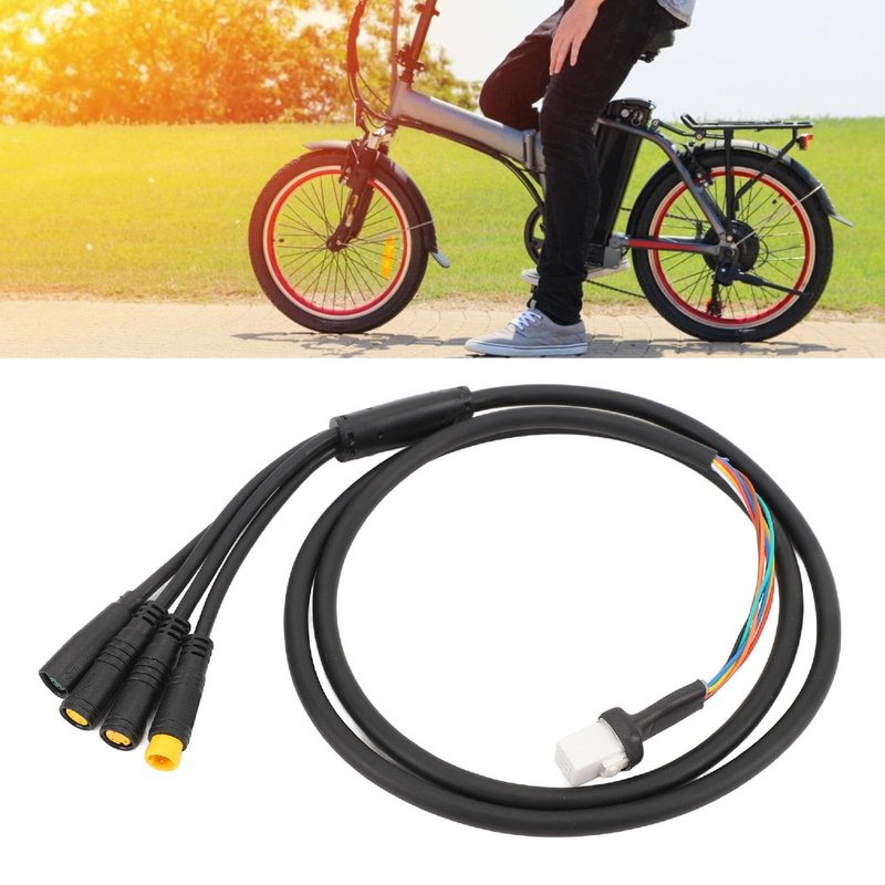 aqxreight Electric Bike Extension Cable Mid Drive Motor Wire Harness Suitable for M200 M300 M400 M420 M620 G330 G332 G510 G360 with CAN Protocol Mid Drive Motor