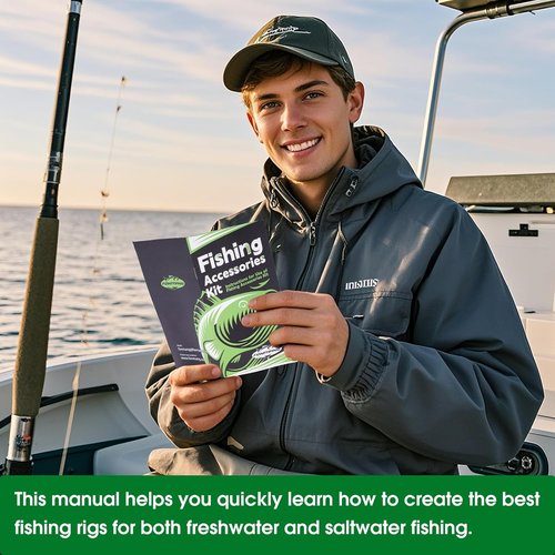 FONMANG 601-Piece Fishing Tackle Box - Complete Fishing Gear Set | Perfect Christmas Gift for Men