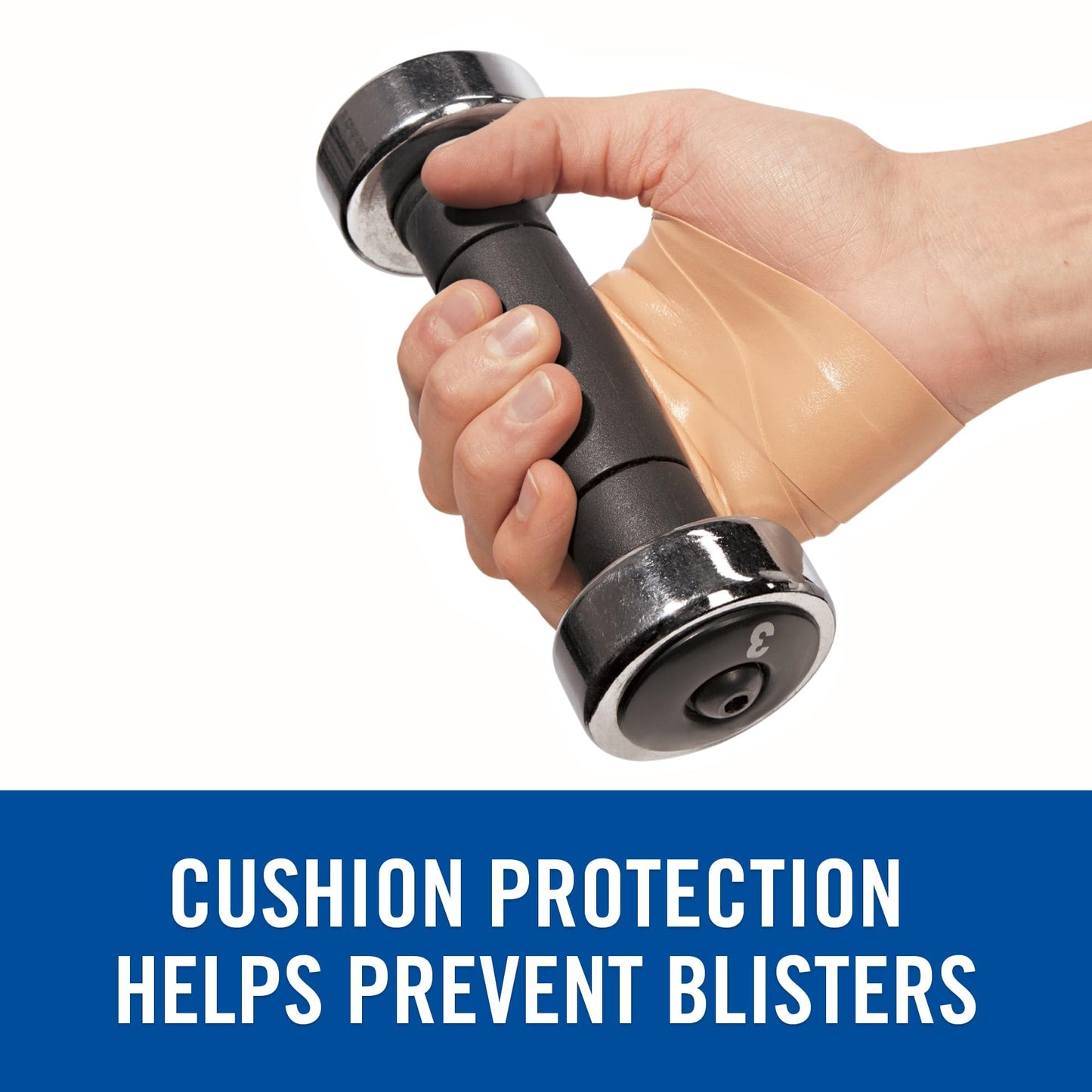 Nexcare Blister Prevention Tape, Waterproof Foam Medical Tape, Latex-Free, Sticks Firmly to Skin to Help Prevent Blisters - 1 in x 5 yds, 2 Rolls of Tape