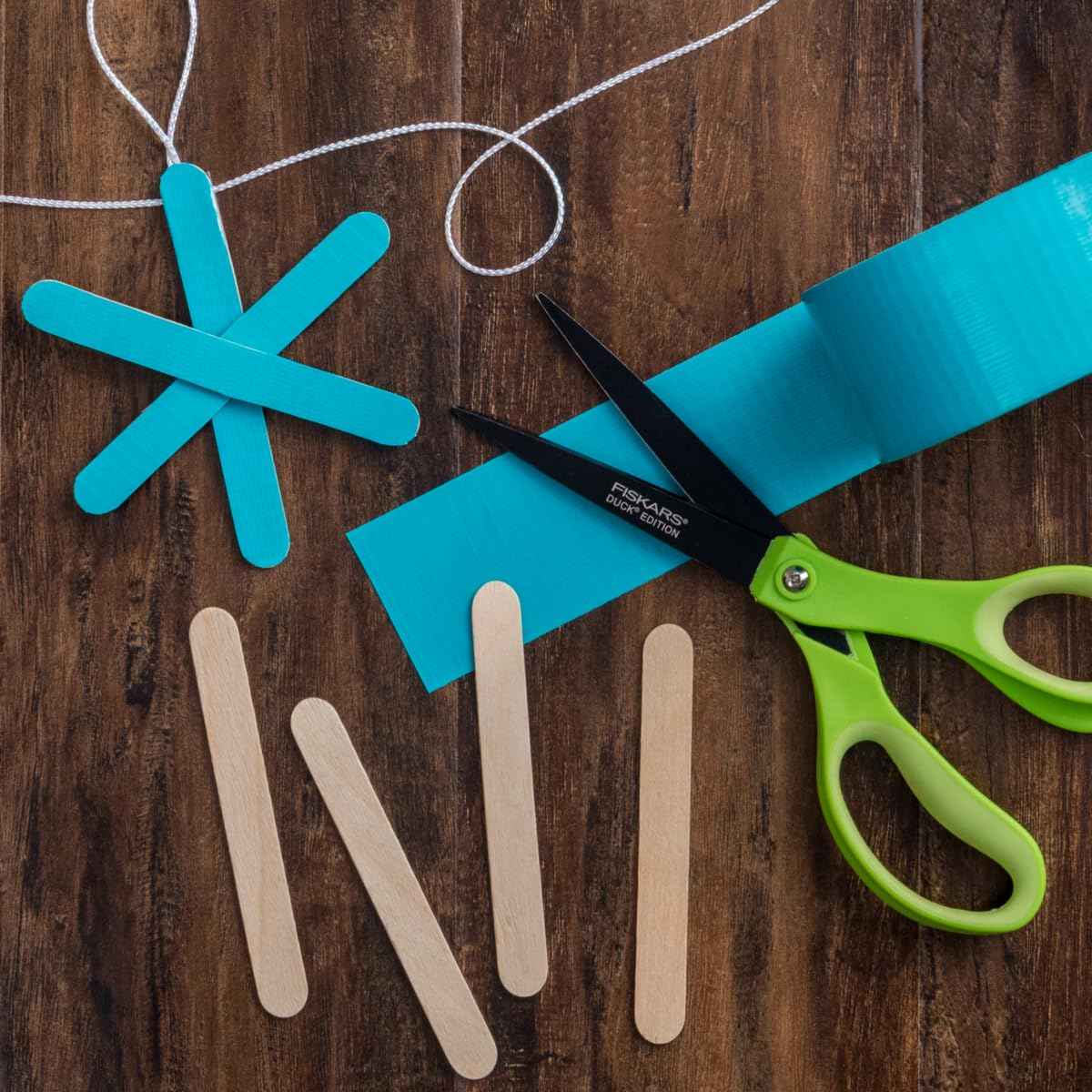 Duck Brand Duck Color Duct Tape, 6-Roll, Tranquil Teal (1265020_C)