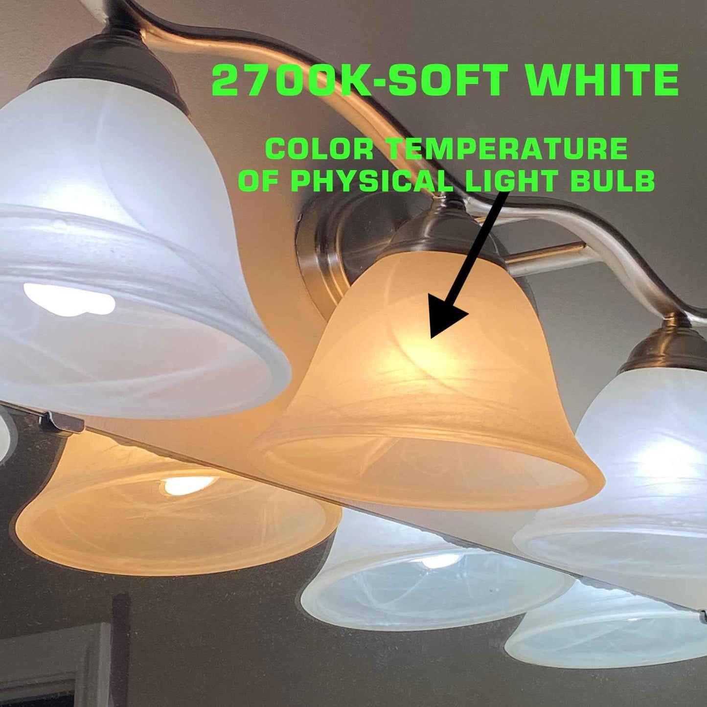 HGE Multiple 120V/60HZ 13 Watt (60Watt Equivalent) Compact Fluorescent Light, ETL Listed Soft White 2700K 1040LM, Spiral Medium Base CFL Light Bulbs. Nice Gifts (5)