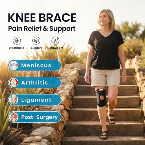 Galvaran Knee Brace - Breathable Adjustable Support for Meniscal Tear & ACL Injuries | Unisex Design