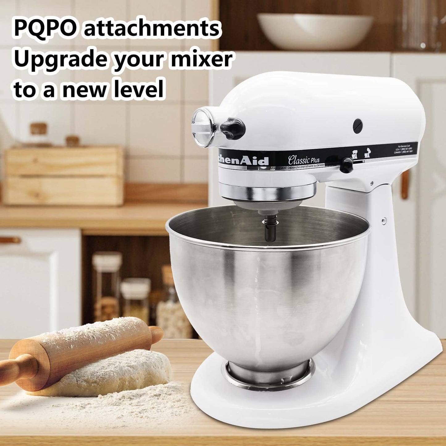 Hub Attachment Cap & Fixing Attachment Screw Compatible with KitchenAid 4.5&5 Quart Tilt-Head Stand Mixers