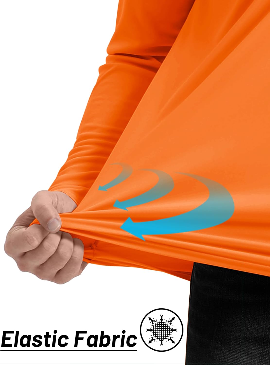 TACVASEN Men's Long Sleeve Athletic Shirt - UPF 50+ Sun Protection 1/4 Zip Pullover for Outdoor Running