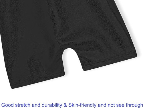 Domusgo Gymnastics Leotards - Sparkly One-Piece Unitard for Girls | Pro Kids Biketards with Shorts