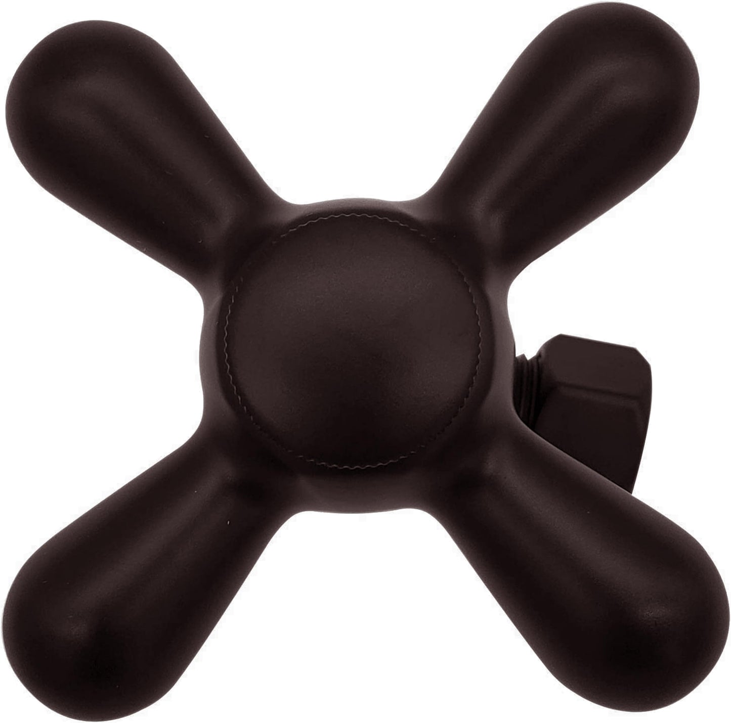 Westbrass D105BX-2-62 1/4-Turn Cross Handle Angle Stop Shut Off Valve, 5/8" OD x 3/8" OD, Matte Black (2-Pack)