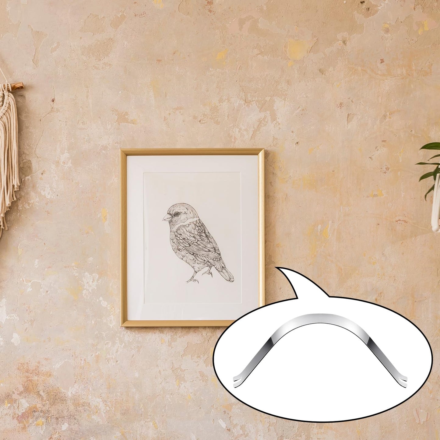 Wonderjune 100 Pcs Spring Clips Picture Frame Clip Bulk 85x9mm Photo Frame Hardware Accessories Metal Picture Frame Retaining Clips DIY Backing Clip for Hanging Canvas Artwork Paintings Craft