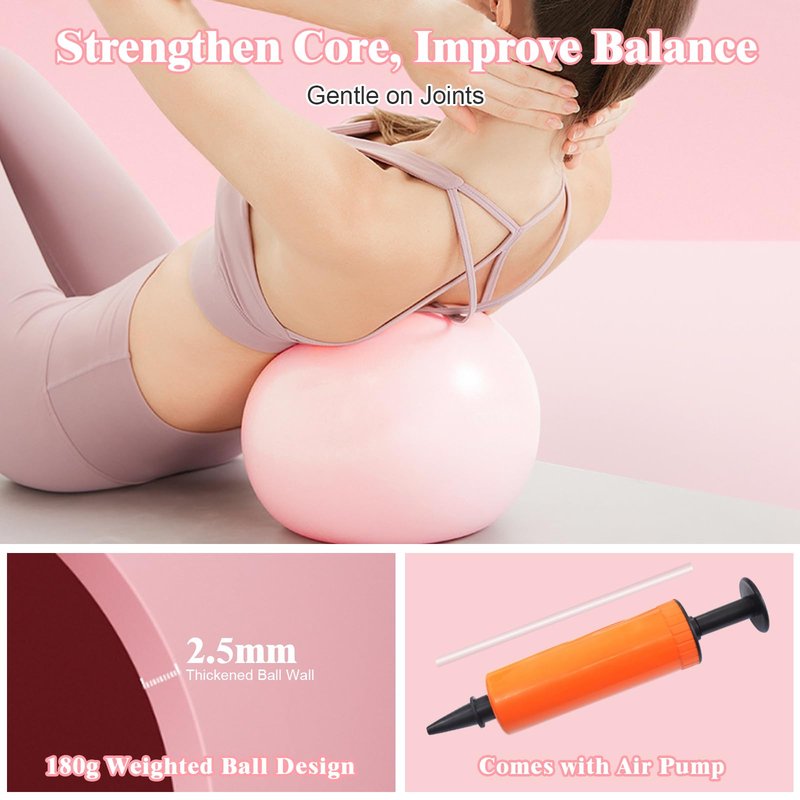 WYDHven Home Pilates Essentials Kit for Women, Complete 13-in-1 Pilates Equipment Ring and Ball Set with 5 TPE Resistance Bands, Ankle Weights, 8-Shaped Pull Band, Stretch Strap and Waterproof Bag