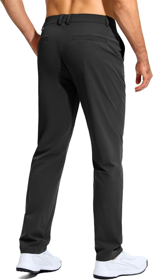 G Gradual Men's Golf Pants - Lightweight Stretch Dress Slacks | Casual Work Travel Pants with 4 Pockets (30"/32"/34")