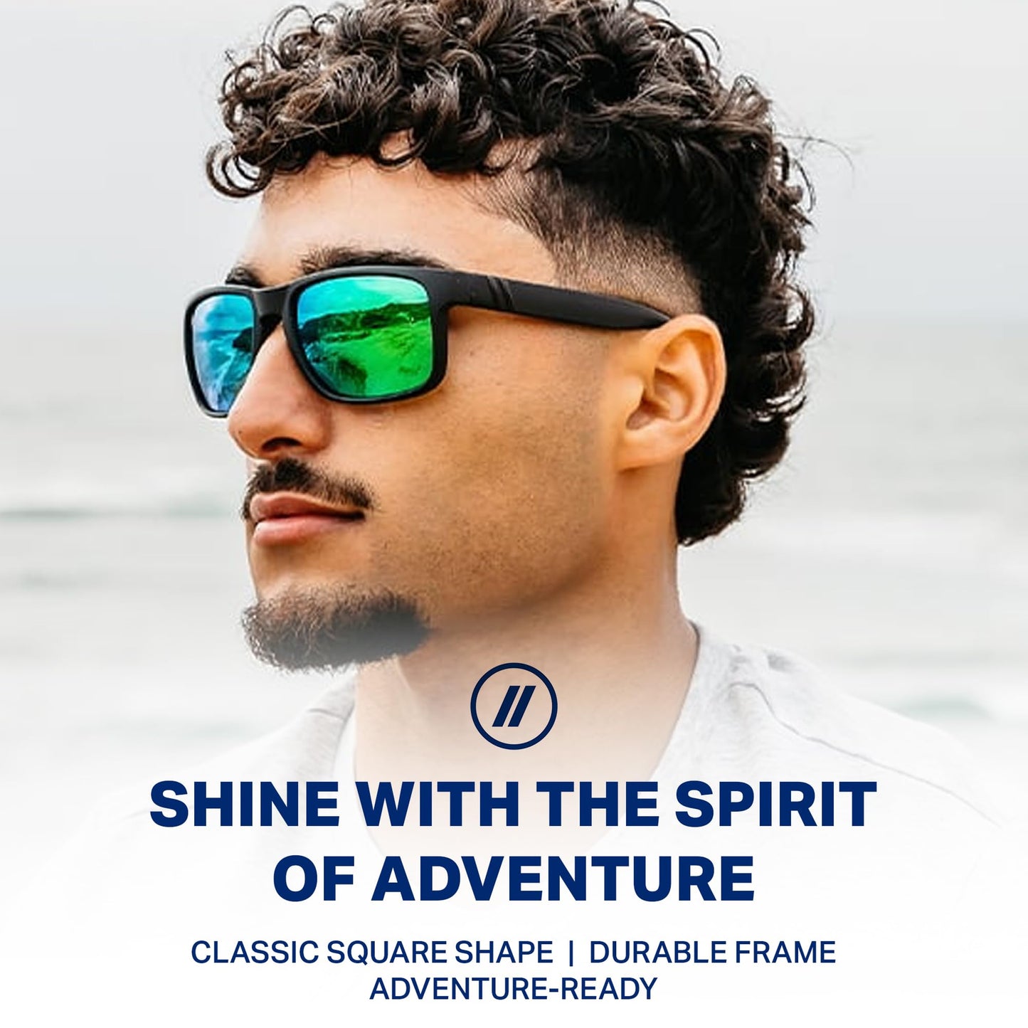 Blenders Eyewear Canyon – Polarized Sunglasses – Active Style, Durable Frame – 100% UV Protection – Unisex – Celtic Light