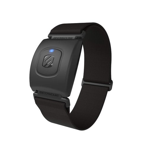 Scosche Rhythm+ 2.0 Heart Rate Monitor Armband for Running, Cycling, Exercise & Recovery with Bluetooth, ANT+, Optical Sensor for HRV & RRi Data, IP68 Waterproof Fitness Tracker with 24hr Battery Life