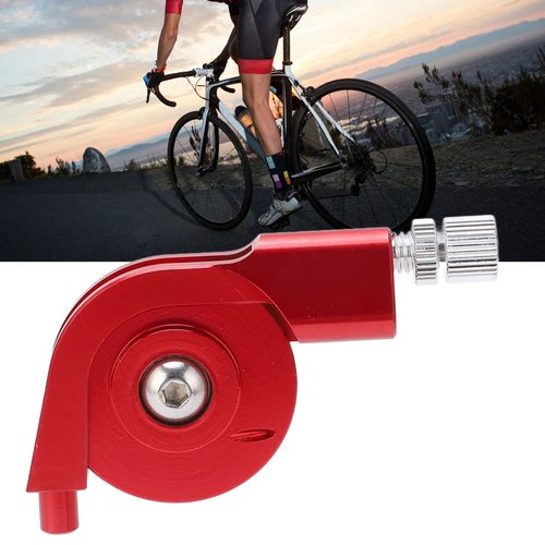 Accessories, V Brake Stroke Converter Aluminum Alloy CNC Machining V Brake Caliper Regulator for Road Cycling(Red)