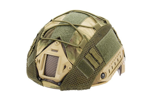 Lancer Tactical Helmet Cover for MH, PJ, and BJ Fast Helmets - Military, Paintball, Hunting, and Shooting Gear - Made from 1000D Nylon (Forest Green)