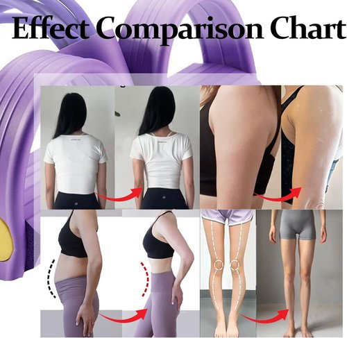 21 Fitness Resistance Bands - Multifunctional Natural Latex Tension Rope for Strength Training & Slimming