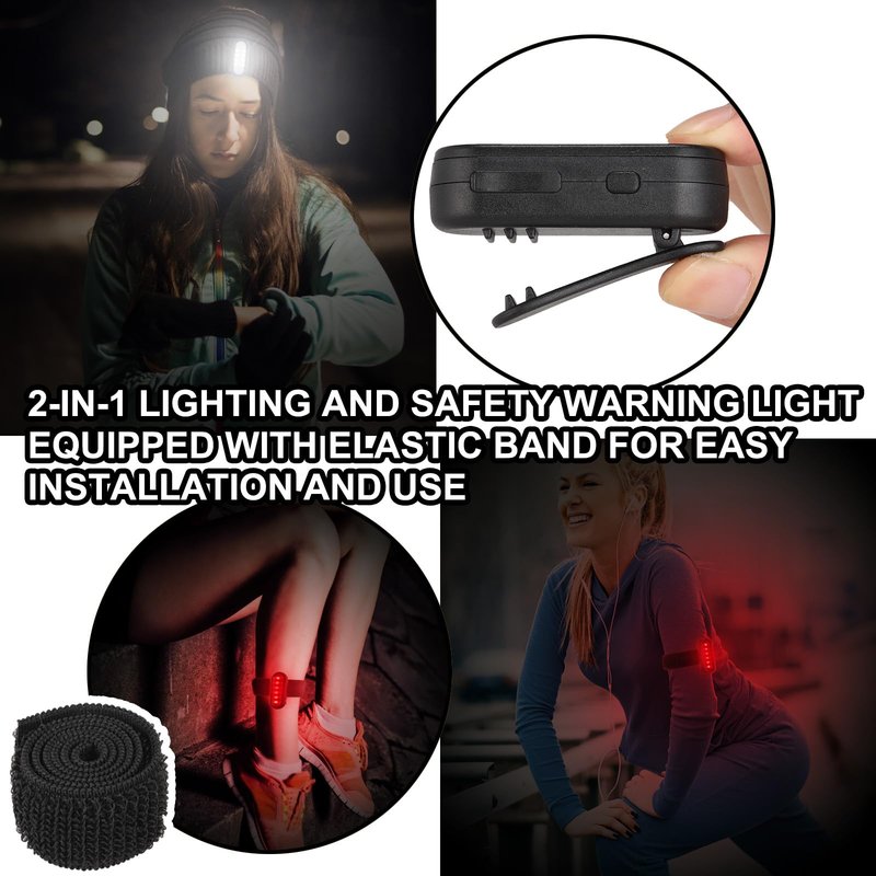 Taximi Super Bright Mini EDC Flashlight with Clip, 350LM, 4 Lighting Modes Running Lights for Runners, USB-C Rechargeable Small Clip on Flashlight for Camping, Hiking, Walking the Dog