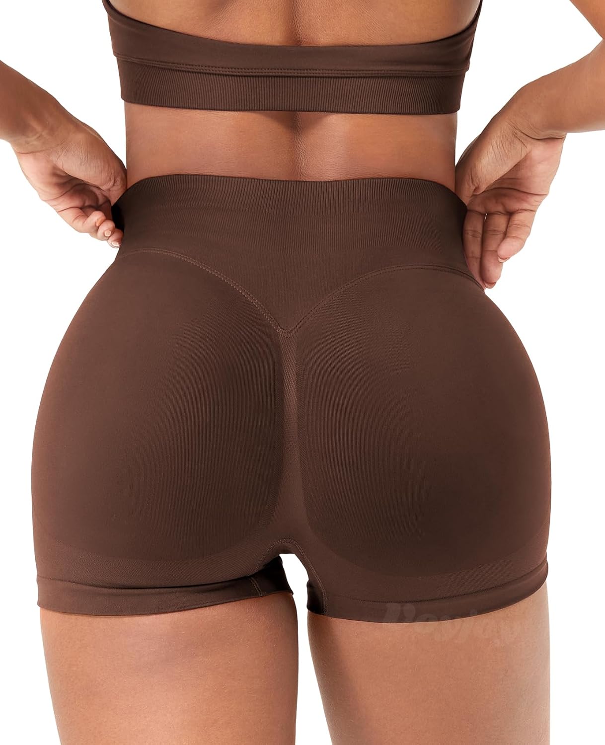 VOYJOY Women's Workout Shorts - Scrunch Butt Lifting Seamless Booty Biker Shorts | 2.5" to 6" Sizes