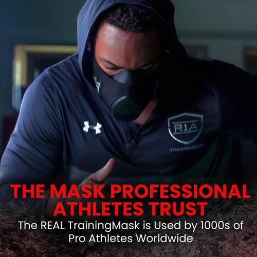 TRAININGMASK 3.0 - Elevation Training Mask 3.0 - Stamina, Performance, Altitude Running Mask, Clinically Proven & Patented (Medium)