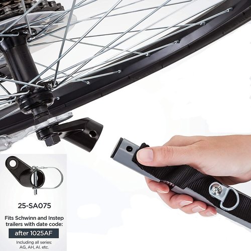 Bike Trailer Hitch Coupler for Instep and Schwinn Bike Trailer,Connector Parts for Bike Coupler for Kids/Dog,Replacement Bicycle Trailer Attachment for Baby/Pet Bike Trailers