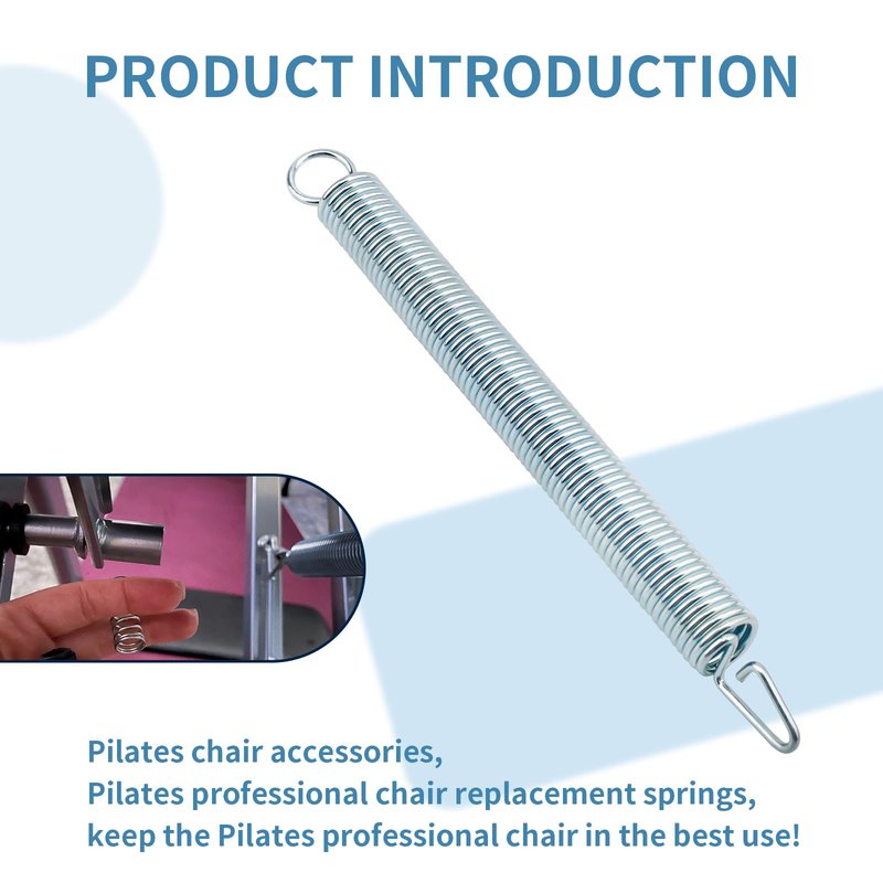 Pilates Pro Chair Springs Replacement for Pilates Chair Extra Resistance Springs - 2 Pack