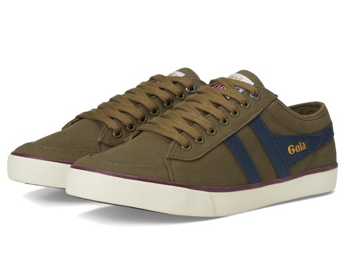 Gola Mens - Comet Khaki/Navy/Burgundy 9 Medium