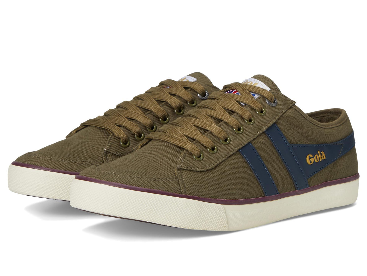 Gola Men's Comet Khaki/Navy/Burgundy 7 M