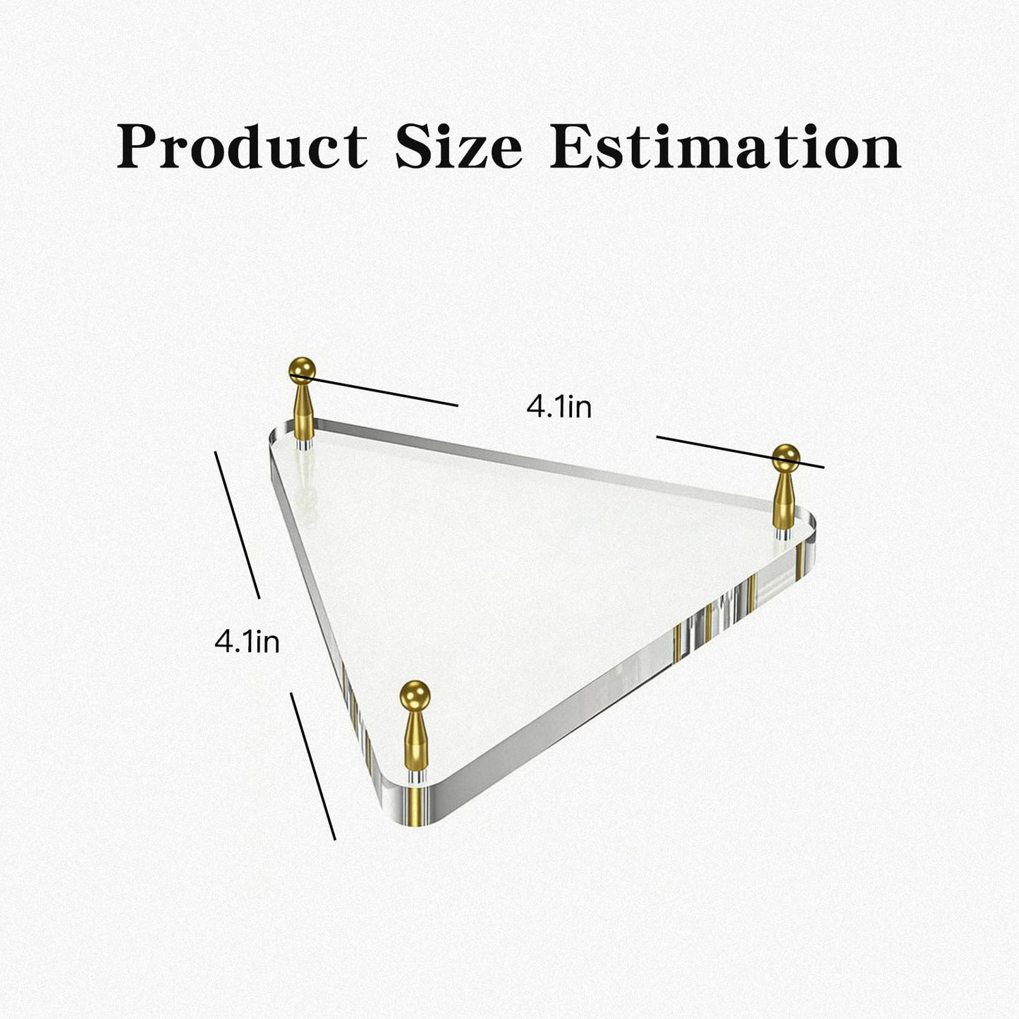 DHSUN 3-Pack Acrylic Football Display Stand, Basketball Display Stand with Gold Metal Rods, Ideal for Displaying Basketballs, Footballs, Soccer Balls, and Volleyballs