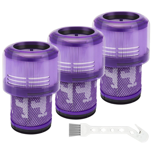 3 Pack V11 Filters Replacement for Dyson V11 Origin V11 Extra V11 Plus V11 Torque Drive V11 Animal V11 Complete V15 Detect V15 Detect Plus V15s Detect Submarine Cordless Vacuums, 970013-02
