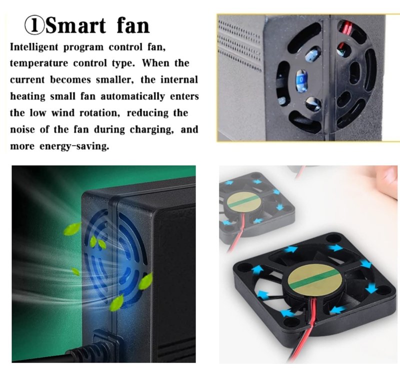 [Verified Fit] 52 Volt Electric Charger 3-Pin XLR, for Juiced CrossCurrent RipCurrent HyperScorpion 52V Battery Pack and Other 14S 52V Brands 3-Pin (58.8V 3A max)