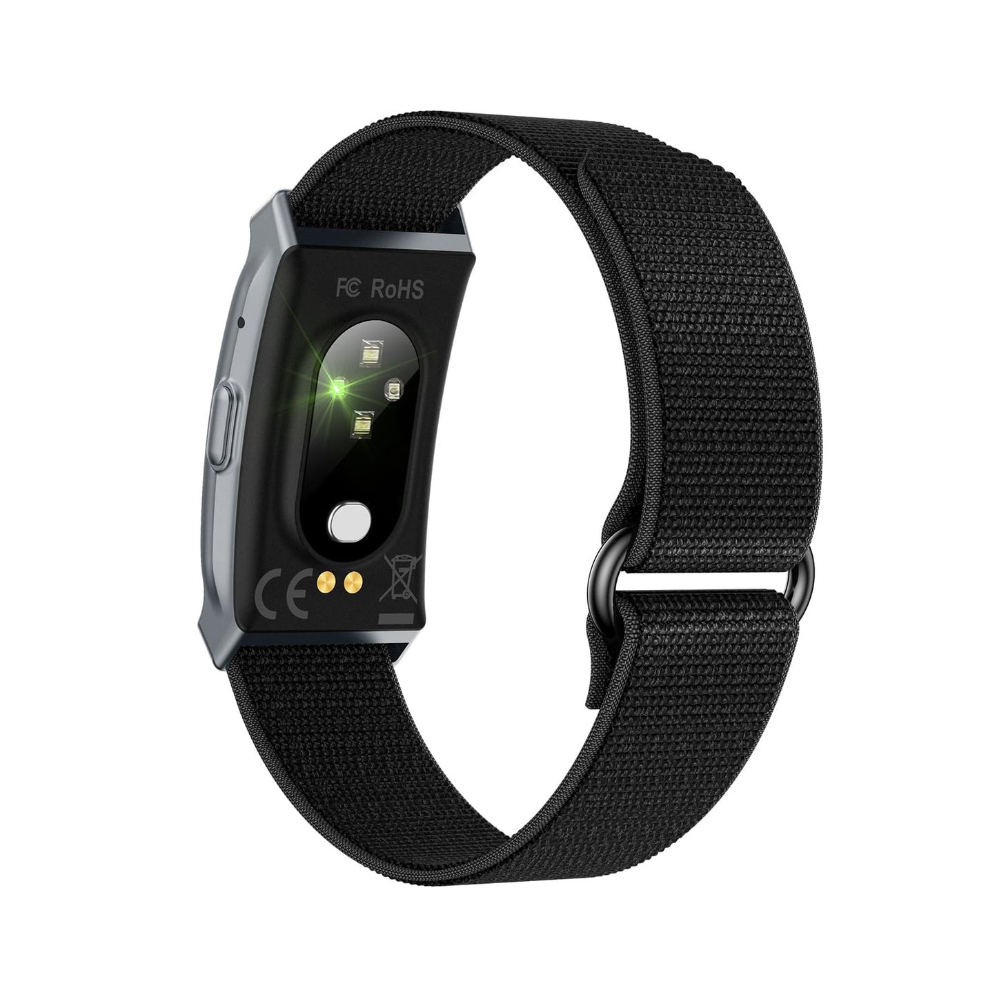 Eochuy Fitness Tracker – 24/7 Activity & Sleep Tracker with Heart Rate/SpO2/Stress, 37 Sports Modes, Free APP, Smart Watches for Men Women, 2 Bands & Armband (Coal Black)