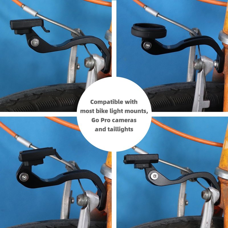 NELboNs Out-Front Bicycle Light Mount Bracket Compatible with Brom pton Folding Bikes Road Cycling Part Fork Mount for Bike Lights Holder