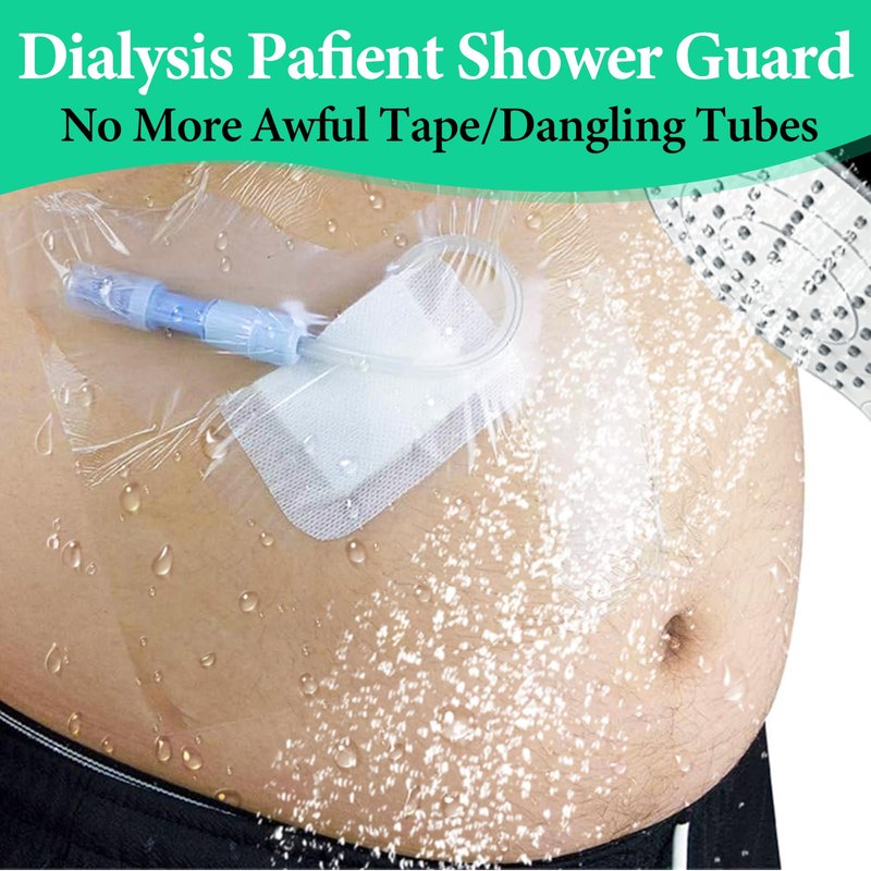 25Pcs Waterproof Bandages for Wounds, 10 x 12 Inch Stretch Transparent Film Dressing with Non-Stick Center Pad, Adhesive Waterproof Wound Cover for Surgery Injury Protector