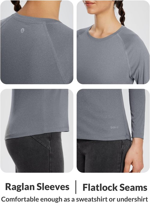 Baleaf Women's Soft Athletic T-Shirt - Lightweight Comfort for Active Lifestyles | Various Colors Available