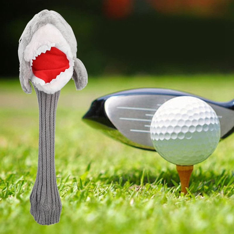 Ejoyous Golf Headcover, Shark Funny Golf Headcover, Animal Golf Wood Driver Headcover, Universal Fit Any Brand 3 and 5 Wood Driver