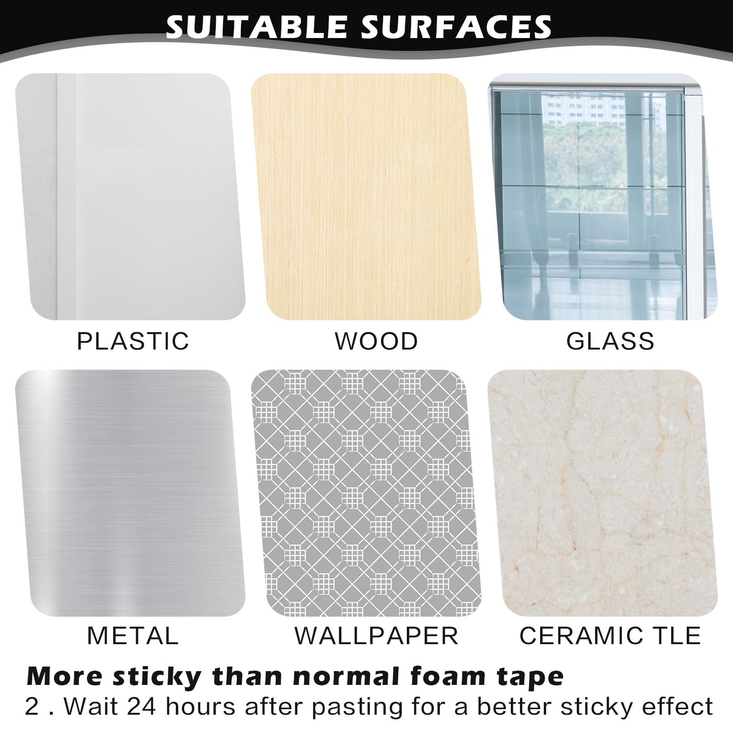 Piriuuo 8 Pack Adhesive Cabinet Handles Pulls, Self Stick Door Handles ABS Plastic Pulls Push Peel and Stick Pull Helper Drawer Pulls Wardrobe Handle Furniture Handles, Black