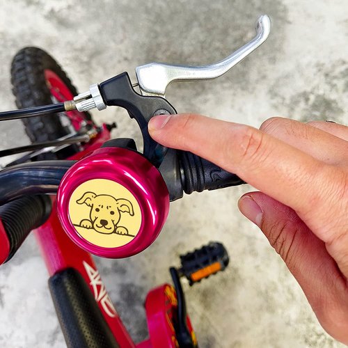 ONIPAX Bike Bell Loud Sound Adorable Animals Cute Cartoon Kid Girl Boy Cycling Ring for Bicycle/Toddler/Scooters